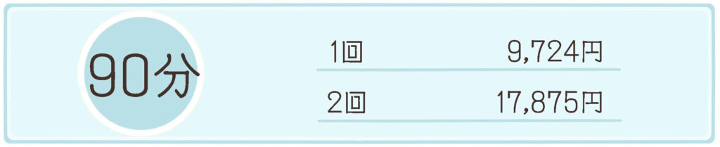 仙台の音楽教室Ammyの料金表です。
【90分コース】
時間をかけて深く学びたい方や、遠方から通われる方におすすめです。
・月1回： 9,724円
・月2回： 17,875円